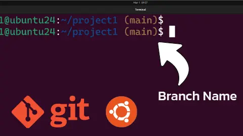 How to Show Git Branch Name in Ubuntu Terminal (Bash Prompt)