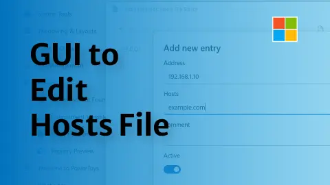 How to Edit Hosts File in Windows Using a GUI Tool (Easy Method)