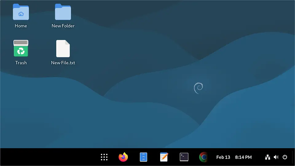 Desktop Icons on Debian 13 GNOME