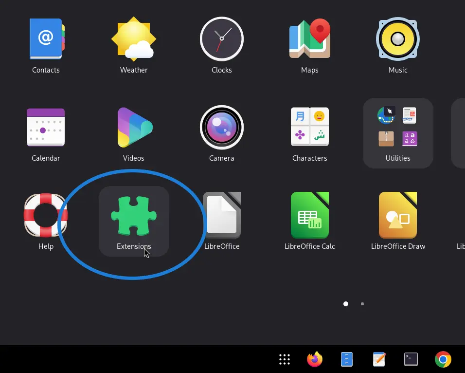 Gnome Extensions App
