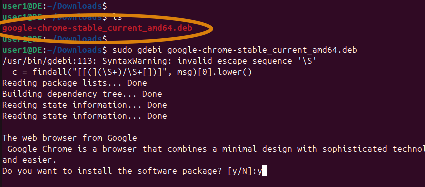 install chrome browser ubuntu