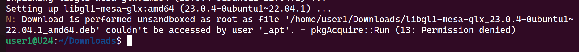 download is performed unsandboxed as root as file