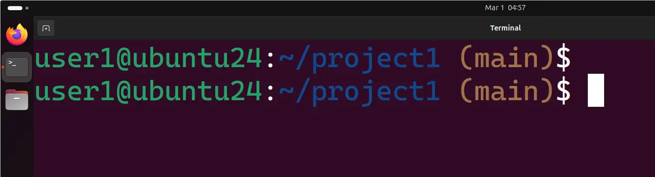 How to Show Git Branch Name in Ubuntu Terminal