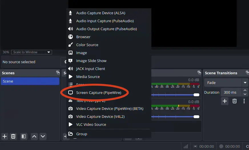 Screen Capture (PipeWire)