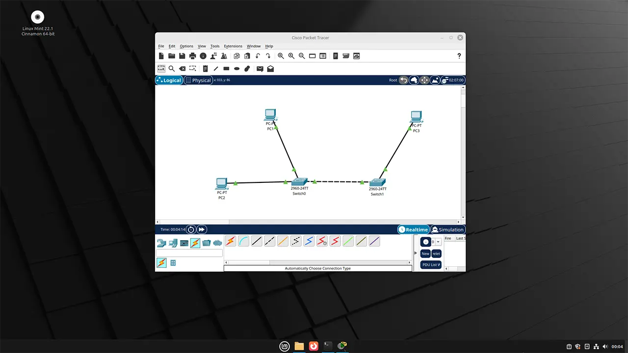 Cisco Packet Tracer on Linux Mint