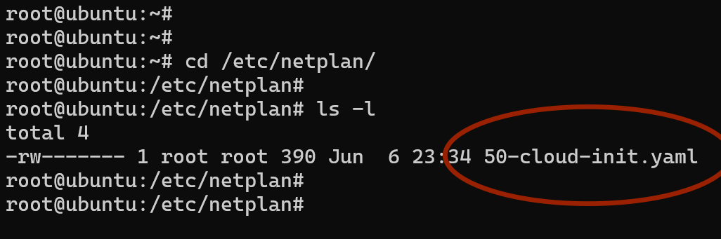 Netplan file