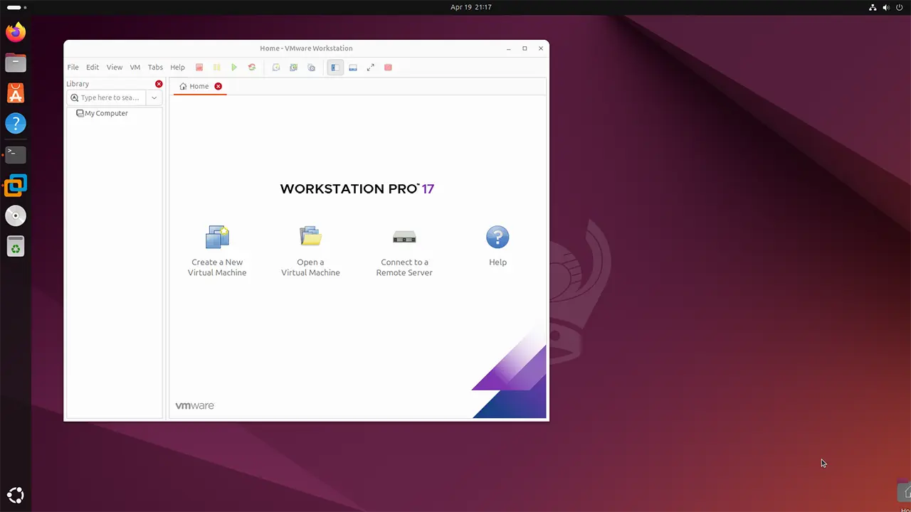 VMware Workstation on Ubuntu 24
