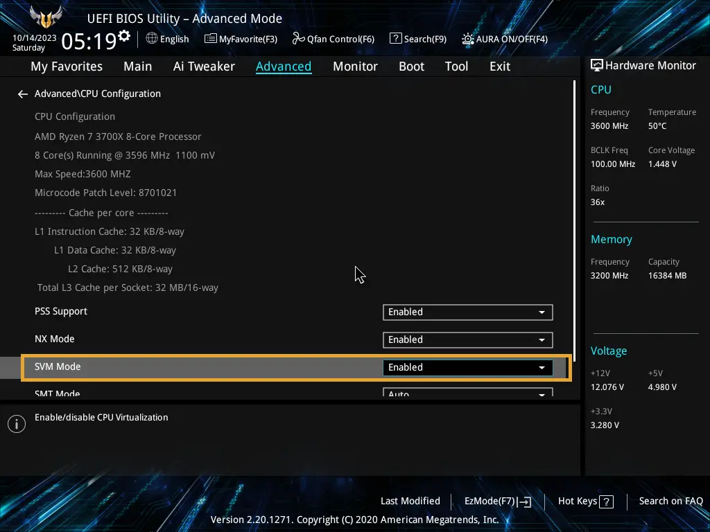 enable virtualization on amd cpu