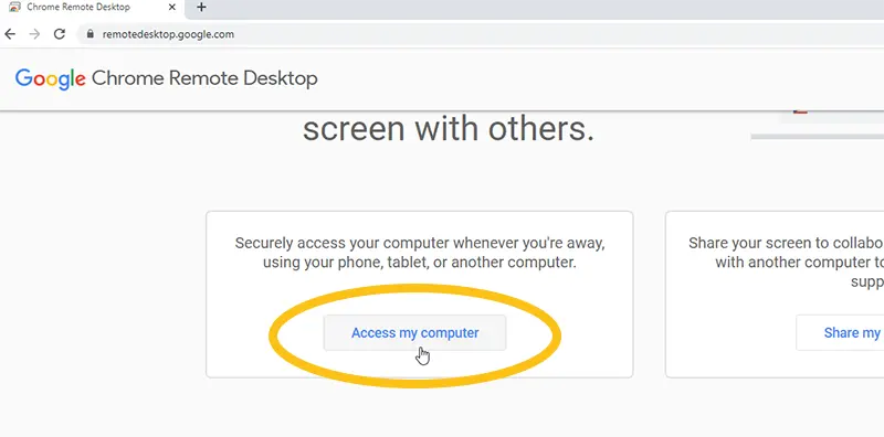 Access my computer