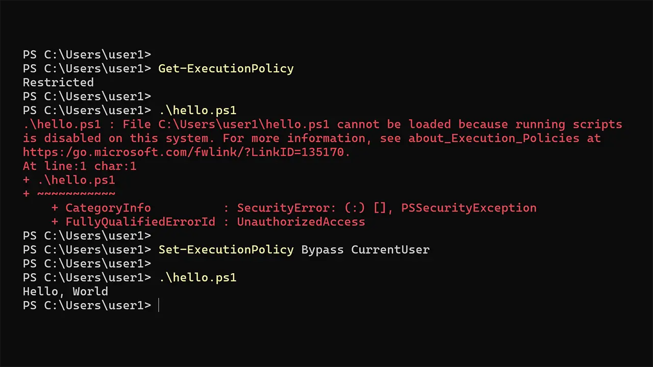 Set PowerShell Execution Policy