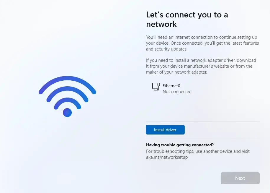 Let’s connect to a network