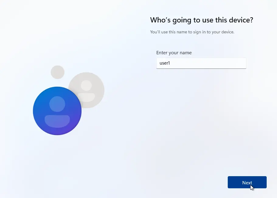 install windows 11 without a microsoft account